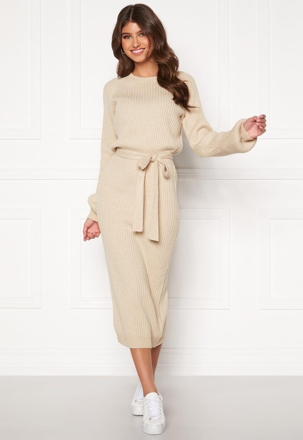 Amira knitted dress grey melange deals