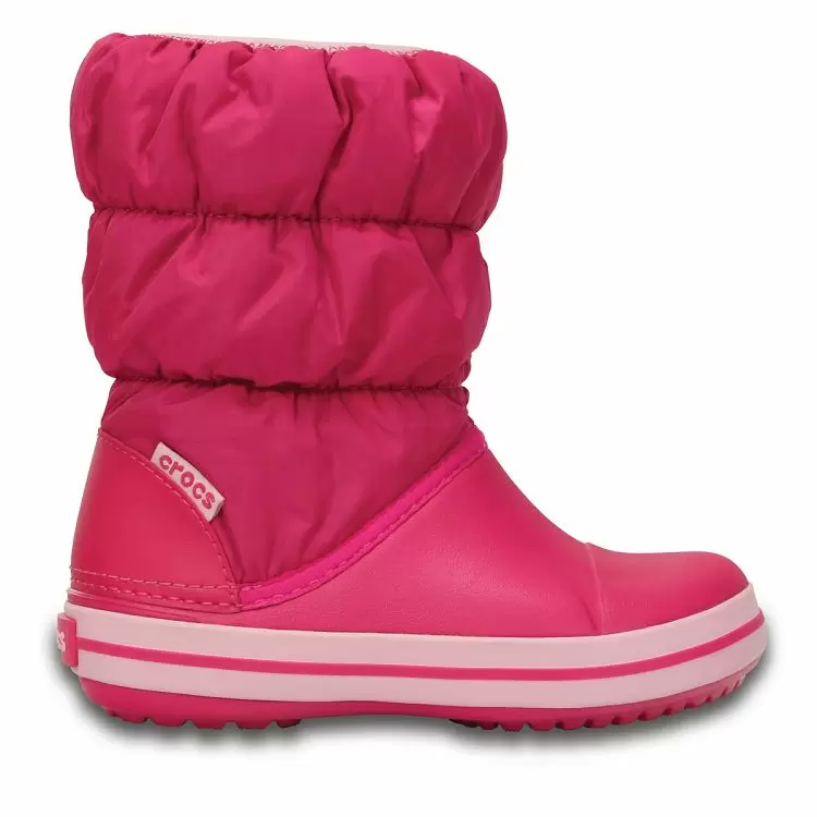 CROCS Winter Puff Boots Candy Pink Playroom