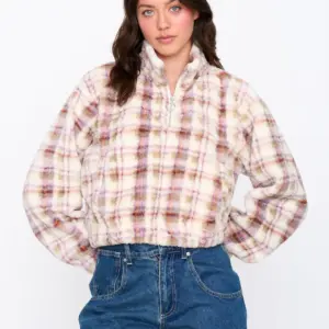 24COLOURS Fleece Sweater | Purple