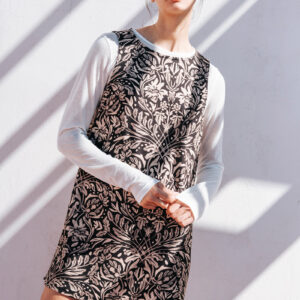 BADILA Printed Mini Dress | Black