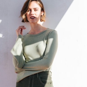 BADILA Flared-Sleeve Top | Khaki