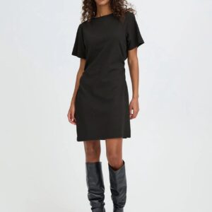 ICHI Short Dress | Black