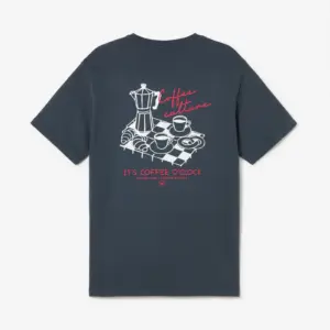 KAOTIKO Coffee Time T-Shirt | Navy