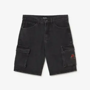 KAOTIKO Bermuda Cargo Bonsai Denim | Black