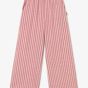 KAOTIKO Coffee Culture Stripes Pants | Red/Ivory