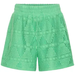 ICHI Knit Shorts | Green