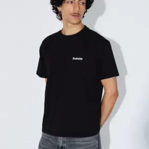 DR DENIM Bace Tee | Black Brush