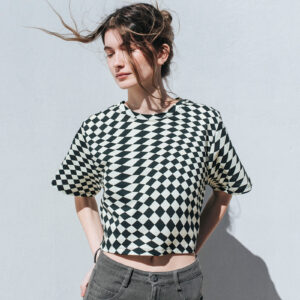 BADILA Checked T-Shirt | Green