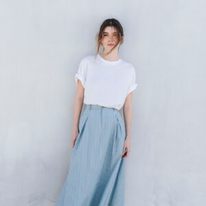 BADILA Striped Skirt | Blue