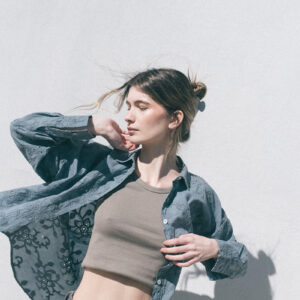 BADILA Embroidered Shirt | Blue