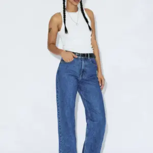 DR DENIM Echo High Straight | Bay Mid Retro