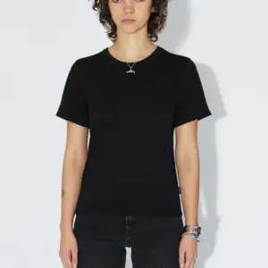 DR DENIM Lyra Top | Black Mono