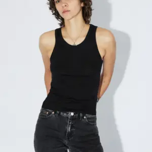 DR DENIM Mella Top | Black Mono