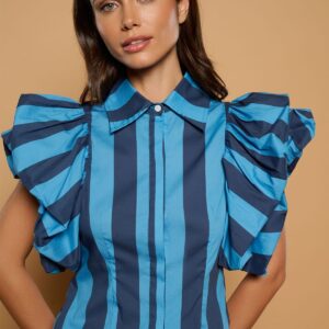 MINUETO Balear Shirt | Blue