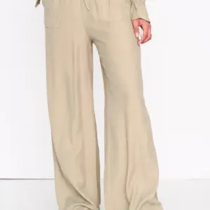 24COLOURS Viscose-Mix Trousers | Green