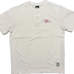 KAOTIKO Coffee Culture Organic Cotton T-Shirt | Ivory