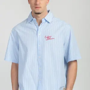 KAOTIKO Coffee Culture Shirt Stripes | Blue/White