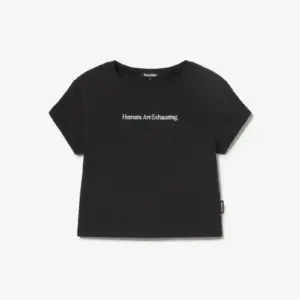 KAOTIKO Humans Are Exhausting T-shirt | Black