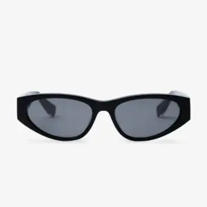 MESSY WEEKEND Blade Sunglasses | Black / Transparent Grey