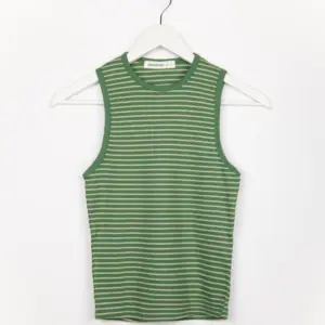 24COLOURS Striped Tank Top | Green
