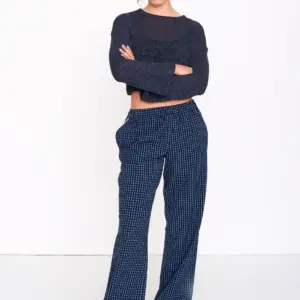 24COLOURS Pants Checkered | Blue