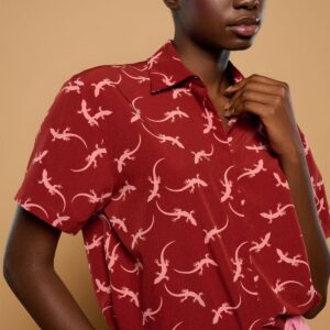 MINUETO Gecko Top | Maroon