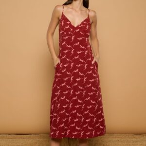 MINUETO Pitiusas Dress | Maroon