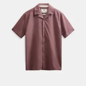 ANERKJENDT Akleo Cot/Lin/Vis Shirt | Blackberry Wine