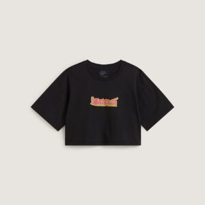 VANS Y2K Boho Relax Crop T-shirt | Black