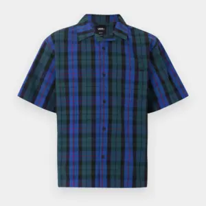 VANS Seersucker Plaid Shirt | Royal