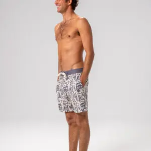 DCK BOARDSHORTS Marvila | Grey - White