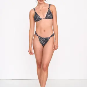 24COLOURS Polka Dot Bikini Set | Black & White