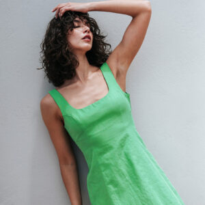 BADILA Sleeveless Mini Dress | Green
