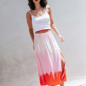BADILA Two-toned Skirt | Pink