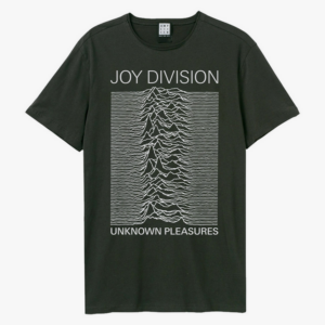 AMPLIFIED Joy Division Unknown Pleasures T-Shirt | Charcoal