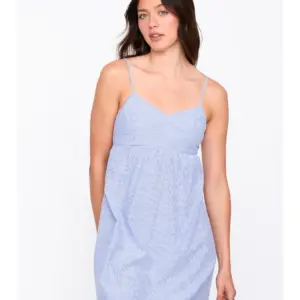 24COLOURS Dress in blue | Blue - White