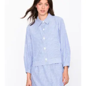 24COLOURS Blouse in Blue | Blue - White